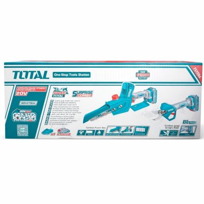 Total 20V Cordless Pruner Straight Shear Combo Kit
